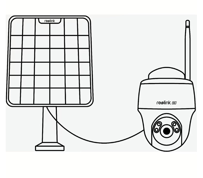 Reolink Go G430 3k - 5 MP 4G LTE bezvadu kamera, balta