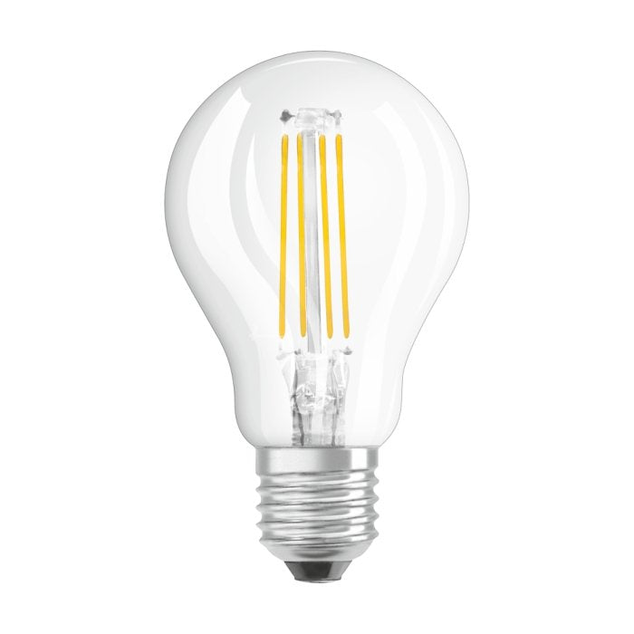 E27 4W(470Lm) LEDVANCE LED Spuldze Filament, IP20, silti balta gaisma 2700K