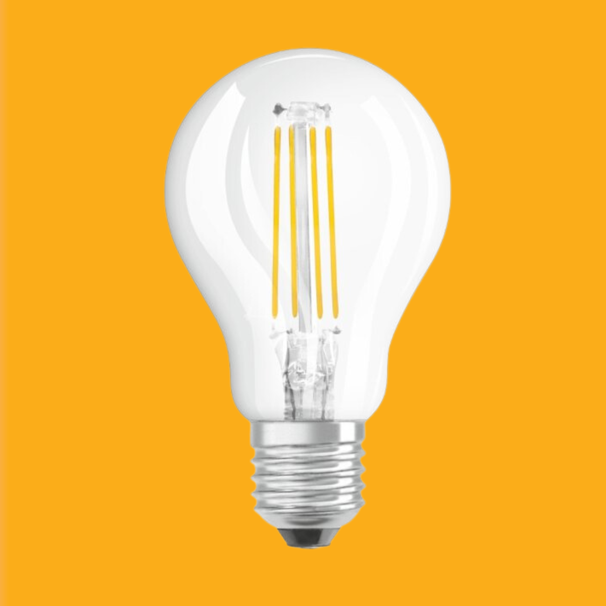 E27 4W (470Lm) LEDVANCE LED Filament Bulb, IP20, теплый белый свет 2700K