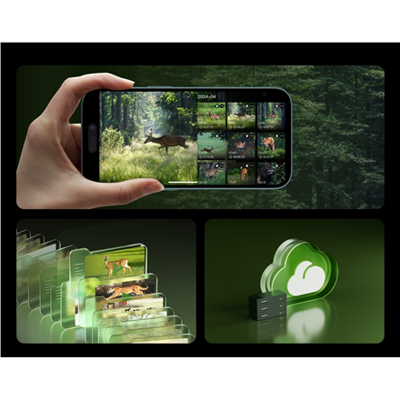 _Dāvanā saules panelis_| 4K 4G  medību kamera ar tiešraides straumēšanu | Talon sērija S130 | Medību kamera | 8 MP | 4 mm/F1.6 | IP67 | H.265 | MicroSD karte, līdz 256 GB