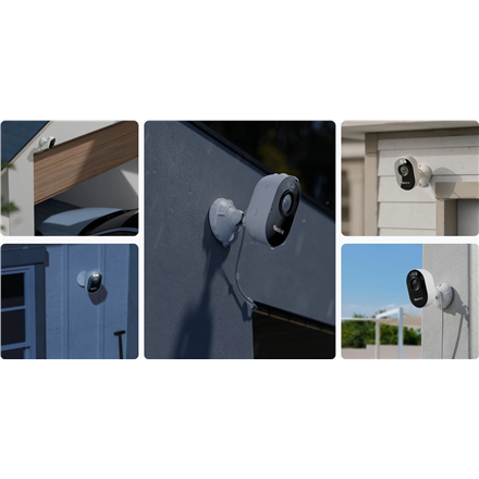 Reolink Lumus E430 2K 4MP — интеллектуальная IP-камера с Wi-Fi, функцией Color Night Vision, двухдиапазонным Wi-Fi 2,4/5 ГГц, объективом 2,8 мм, поддержкой карт MicroSD объемом до 256 ГБ, детектором движения и корпусом типа «Bullet» для наружной установки