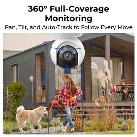 Reolink Altas B660 4K 8MP WiFi Security Camera (Dome), 4mm Lens, IP65 Protection, H.265 Encoding, 2.4/5 GHz WiFi, MicroSD up to 512 GB, Motion Detection