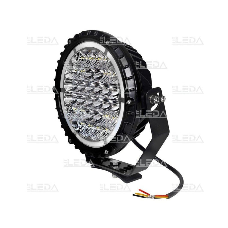 LED darba gaisma 68W+5W; 6080lm CREE; combo+eņģeļa acs; R112, R7, R10, EMC Spriegums 10-30v