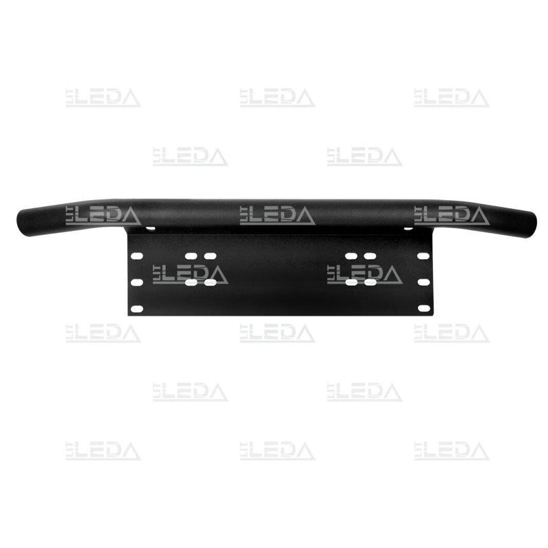 Number plate bracket for LED illumination (black) Length 603mm