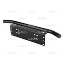 Number plate bracket for LED illumination (black) Length 603mm