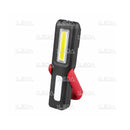 3W+3W LED COB uppladdningsbar ficklampa, 3,7v, 18650 litiumbatteri, 1200mAh, MICRO USB-laddning