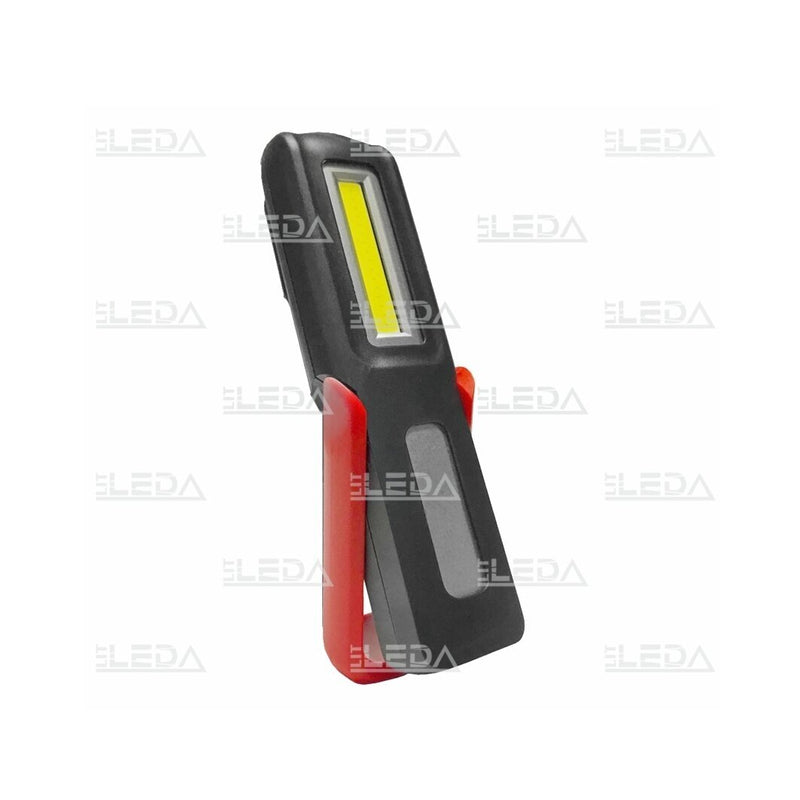3W+3W LED COB uppladdningsbar ficklampa, 3,7v, 18650 litiumbatteri, 1200mAh, MICRO USB-laddning