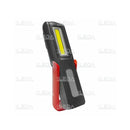 3W+3W LED COB uppladdningsbar ficklampa, 3,7v, 18650 litiumbatteri, 1200mAh, MICRO USB-laddning