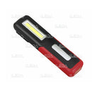 3W+3W LED COB uppladdningsbar ficklampa, 3,7v, 18650 litiumbatteri, 1200mAh, MICRO USB-laddning