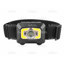 LED galvas lukturis, daudzfunkcionāla, uzlādējama, ar sensoru, COB, 3 W