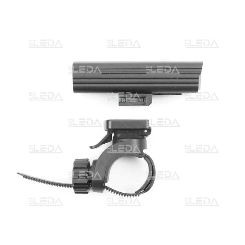 LED velosipēda priekšējais lukturis, 200 lm, USB-C uzlāde