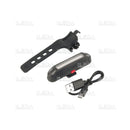 LED velosipēda aizmugurējais lukturis, COB, 500 mAh, USB uzlāde