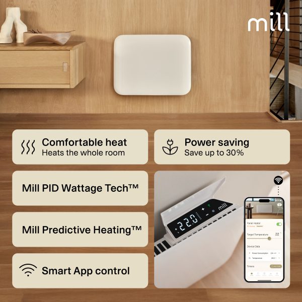 Mill Invisible Smart WiFi paneļu sildītājs PA400WIFI4, 400 W