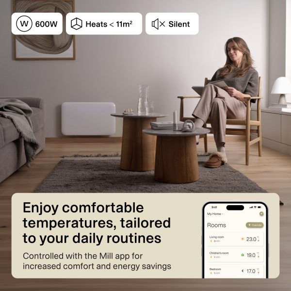 Mill Invisible Smart WiFi paneļu sildītājs PA700WIFI4, 700 W