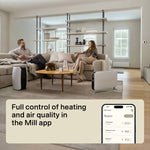 Mill Invisible Smart WiFi paneļu sildītājs PA600WIFI4BLACK, 600 W, melns