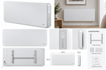 Mill Invisible Smart WiFi paneļu sildītājs PA1000WIFI4, 1000 W, balts
