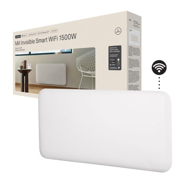 Mill Invisible Smart WiFi paneļu sildītājs PA1500WIFI4, 1500 W, balts