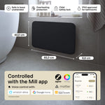 Mill Invisible Smart WiFi paneļu sildītājs PA1300WIFI4B, 1300 W, melns