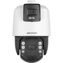 TandemVu 4+4 MP 32× ColorVu un IR AcuSense tīkla ātrgaitas kupola kamera ar 32× optisko tālummaiņu, līdz 200 m IR, aktīvu stroboskopu un audio trauksmi