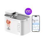 PETKIT Viedā bezvadu mājdzīvnieku ūdens strūklaka ar UVC, 3 L, Bluetooth, akumulators līdz 83 dienām, P4116