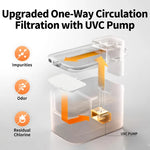 PETKIT Viedā bezvadu mājdzīvnieku ūdens strūklaka ar UVC, 3 L, Bluetooth, akumulators līdz 83 dienām, P4116