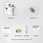 PETKIT Viedā bezvadu mājdzīvnieku ūdens strūklaka ar UVC, 3 L, Bluetooth, akumulators līdz 83 dienām, P4116