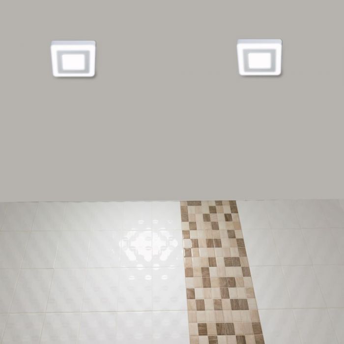 8W(800Lm) LED paneel, V-TAC, külmvalge 6400K, koos toiteplokiga.