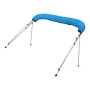 4 loku laivas Bimini jumtiņš 244 cm x (216–229 cm) x 137 cm, nojumes pārsegs, zils