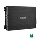 VEVOR automašīnas audio pastiprinātājs, 4 kanālu tiltojams auto pastiprinātājs, daudzkanālu Class AB stereo pastiprinātājs ar maksimālo jaudu 4 × 200 W pie 4 Ω / 4 × 400 W pie 2 Ω, augstas jaudas pastiprinātājs SUV, pikapiem un bezceļu transportlīdzekļiem
