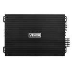VEVOR automašīnas audio pastiprinātājs, 4 kanālu tiltojams auto pastiprinātājs, daudzkanālu Class AB stereo pastiprinātājs ar maksimālo jaudu 4 × 200 W pie 4 Ω / 4 × 400 W pie 2 Ω, augstas jaudas pastiprinātājs SUV, pikapiem un bezceļu transportlīdzekļiem