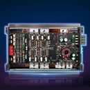 VEVOR automašīnas audio pastiprinātājs, 4 kanālu tiltojams auto pastiprinātājs, daudzkanālu Class AB stereo pastiprinātājs ar maksimālo jaudu 4 × 200 W pie 4 Ω / 4 × 400 W pie 2 Ω, augstas jaudas pastiprinātājs SUV, pikapiem un bezceļu transportlīdzekļiem