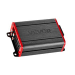 VEVOR automašīnas audio pastiprinātājs, 4 kanālu tiltojams auto pastiprinātājs, daudzkanālu Class D stereo pastiprinātājs ar maksimālo jaudu 4 × 120 W pie 4 Ω / 4 × 200 W pie 2 Ω, augstas jaudas pastiprinātājs SUV, pikapiem un bezceļu transportlīdzekļiem