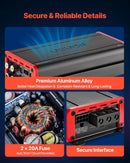 VEVOR automašīnas audio pastiprinātājs, 4 kanālu tiltojams auto pastiprinātājs, daudzkanālu Class D stereo pastiprinātājs ar maksimālo jaudu 4 × 272 W pie 4 Ω / 4 × 400 W pie 2 Ω, augstas jaudas pastiprinātājs SUV, pikapiem un bezceļu transportlīdzekļiem