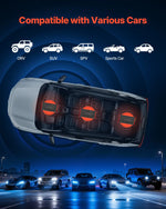 VEVOR automašīnas audio pastiprinātājs, 4 kanālu tiltojams auto pastiprinātājs, daudzkanālu Class D stereo pastiprinātājs ar maksimālo jaudu 4 × 272 W pie 4 Ω / 4 × 400 W pie 2 Ω, augstas jaudas pastiprinātājs SUV, pikapiem un bezceļu transportlīdzekļiem