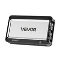 VEVOR 4 kanālu automašīnas audio pastiprinātājs, tiltojams daudzkanālu Class D stereo pastiprinātājs ar maksimālo jaudu 4 × 420 W pie 4 Ω / 4 × 600 W pie 2 Ω, augstas jaudas auto pastiprinātājs SUV, pikapiem un bezceļu transportlīdzekļiem