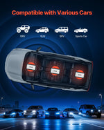 VEVOR 4 kanālu automašīnas audio pastiprinātājs, tiltojams daudzkanālu Class D stereo pastiprinātājs ar maksimālo jaudu 4 × 420 W pie 4 Ω / 4 × 600 W pie 2 Ω, augstas jaudas auto pastiprinātājs SUV, pikapiem un bezceļu transportlīdzekļiem
