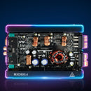 VEVOR 4 kanālu automašīnas audio pastiprinātājs, tiltojams daudzkanālu Class D stereo pastiprinātājs ar maksimālo jaudu 4 × 420 W pie 4 Ω / 4 × 600 W pie 2 Ω, augstas jaudas auto pastiprinātājs SUV, pikapiem un bezceļu transportlīdzekļiem