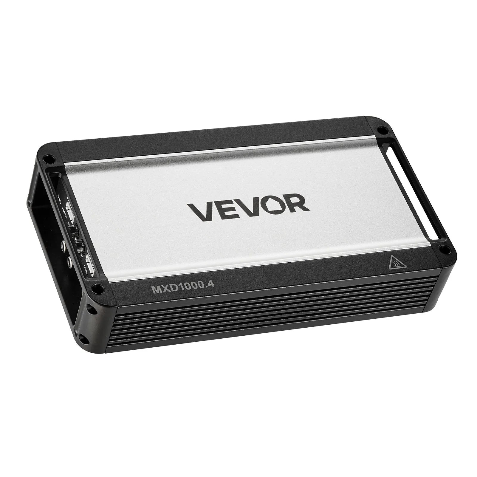 VEVOR automašīnas audio pastiprinātājs, 4 kanālu tiltojams auto pastiprinātājs, daudzkanālu Class D stereo pastiprinātājs ar maksimālo jaudu 4 × 500 W pie 4 Ω / 4 × 1000 W pie 2 Ω, augstas jaudas pastiprinātājs SUV, pikapiem un bezceļu transportlīdzekļiem