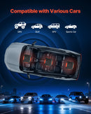 VEVOR automašīnas audio pastiprinātājs, 4 kanālu tiltojams auto pastiprinātājs, daudzkanālu Class D stereo pastiprinātājs ar maksimālo jaudu 4 × 110 W pie 4 Ω / 4 × 160 W pie 2 Ω, augstas jaudas pastiprinātājs SUV, pikapiem un bezceļu transportlīdzekļiem