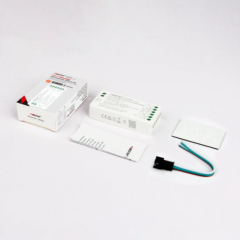 SPIW5  5-in-1 SPI + DMX LED kontrolieris (WiFi + 2,4 GHz)