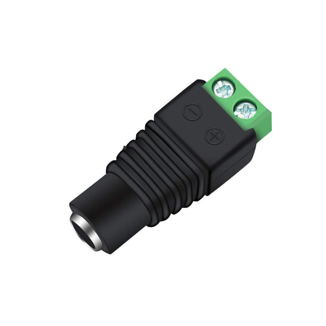 Connection for LED strip to power supply, DC Female.