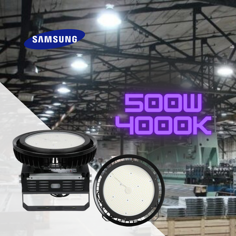 500W (60000Lm) LED laovalgusti, IP65, V-TAC SAMSUNG, 5 aasta garantii, 4000K neutraalne valge