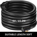 Strāvas pagarinātājs treilerim/kemperim, 15,2 m, 8AWG, 4 dzīslas