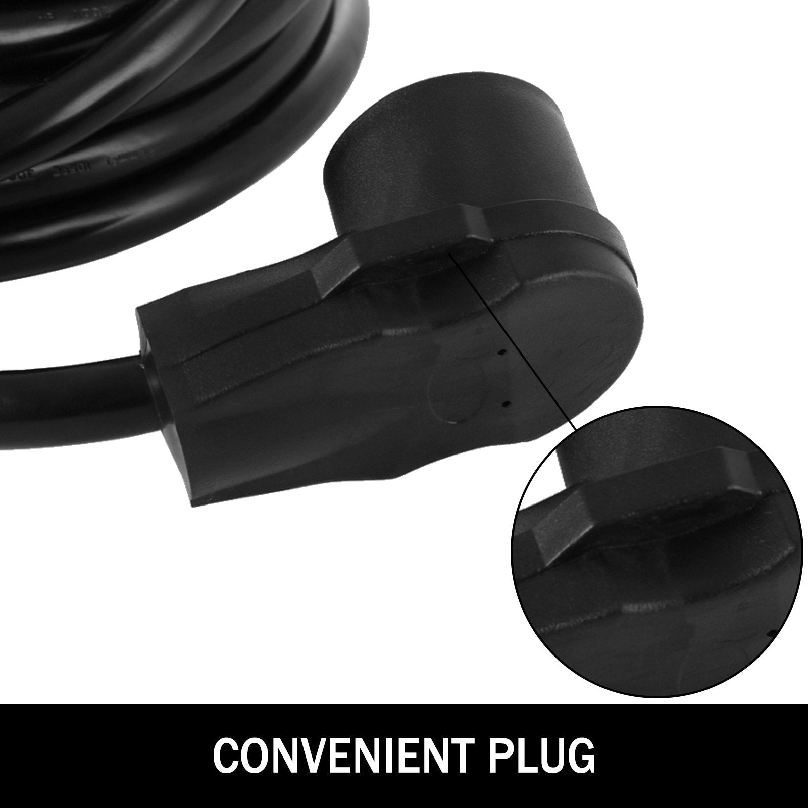 Strāvas pagarinātājs treilerim/kemperim, 15,2 m, 8AWG, 4 dzīslas