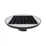 10W (1500 lm) LED solar light, round, with RF sensor, IP65, V-TAC, LiFePO4 3.2V 32650, 25Ah, neutral white light 4000K, stand not included.
