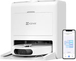 EZVIZ RS2 — робот-камера-пылесос, площадь уборки 300 м² на одной зарядке + влажная уборка с вращающимися щетками + голосовое управление
