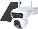 EZVIZ HB90x - 4G + WIFI Dual-Lens All-Day Recording  kamera + 8W saules panelis