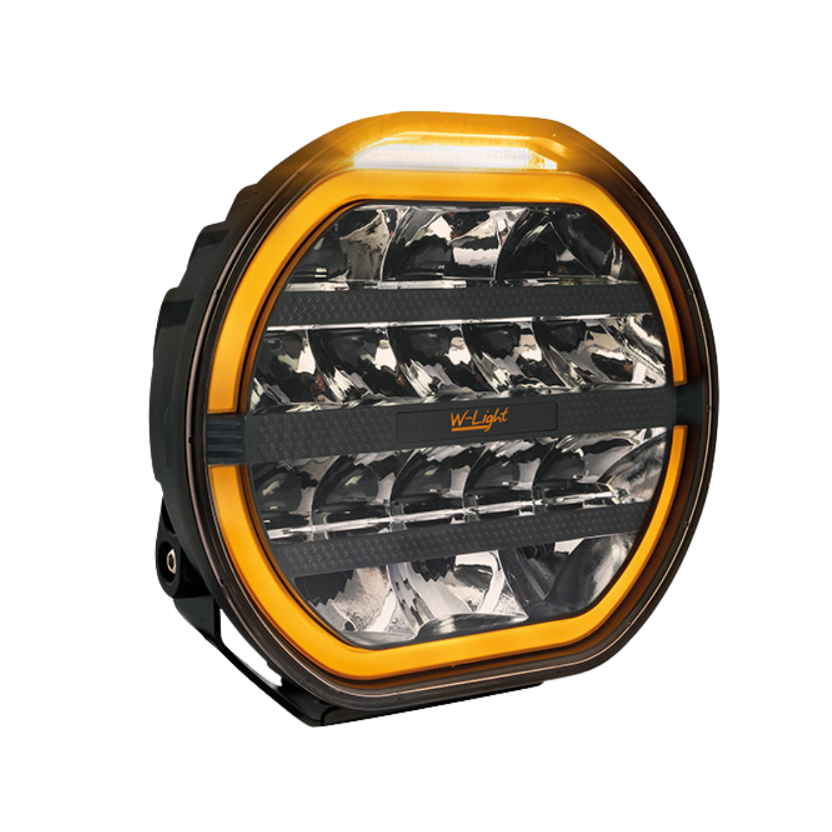 1605-NS3871 W-LIGHT Fury 9" 12-48V  9000Lm 5500K 16 LED papildlukturis, apaļš, melns,  ⌀ 229.00 x 85.00mm, R148, R149, R10, R65 cl.1