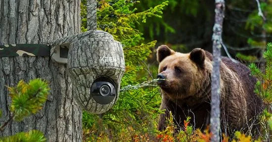 Reolink G450 4K - Wireless 4G Hunter Camcorder + Solar Panel The 4G Hunter Camcorder can be manually rotated 360°. Ideal for farmers, hunters, hikers.  Camouflage housing