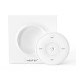 Minifjärrkontroll med radiosignal, vit, för monokrom eller CCT LED-remsa